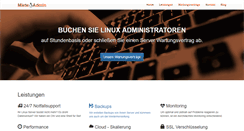 Desktop Screenshot of miete-admin.de